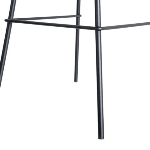Tabouret en Cuir en Métal à Chameaux / Comparaison 44.50 X 48,50 X 93,50 Cm 