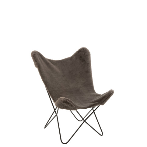 Housse Chaise Butterfly Cutie Gris 