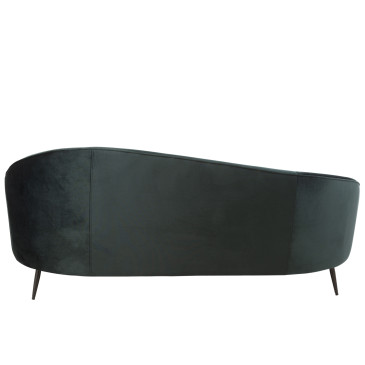 Sofa Elisabeth Textile/Metal Vert 