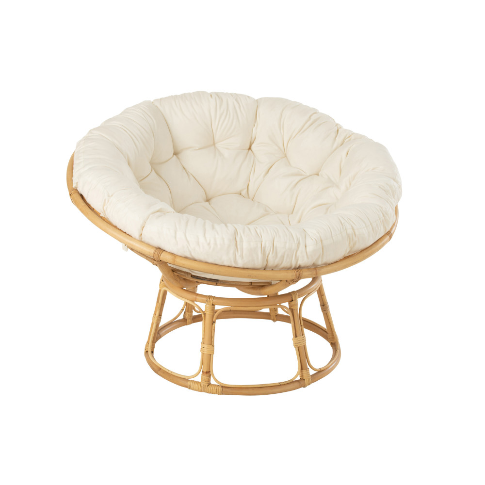 Sofa Celine + Coussin Rotin Naturel 