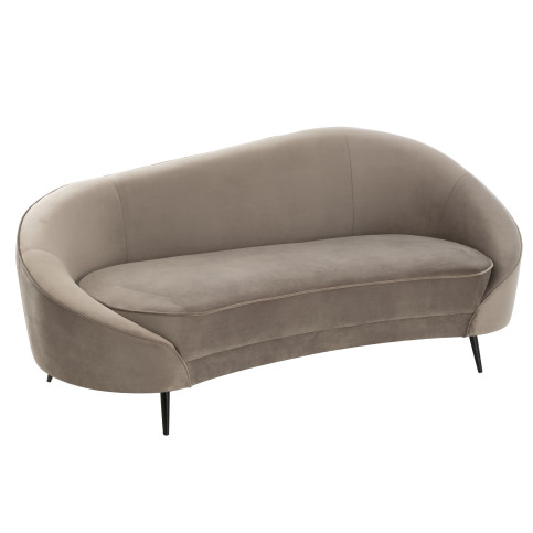 Sofa Elisabeth Textile Argente 