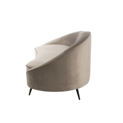 Sofa Elisabeth Textile Argente 