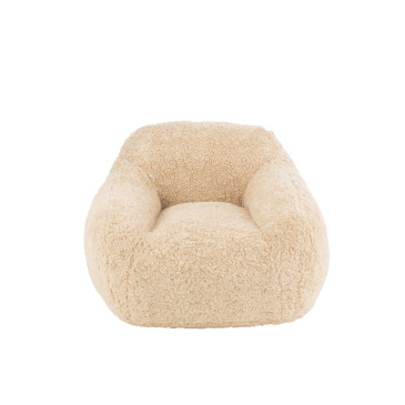 Sofa Shearl Polyester Creme Small 