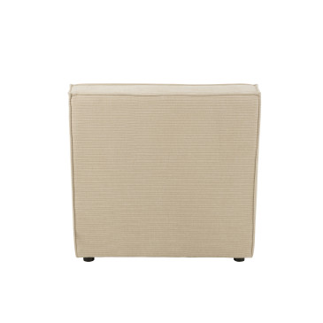 Sofa Grid Bois de Peuplier/Mousse Beige 