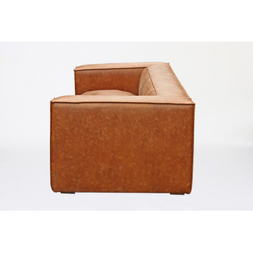 Canape 4p Moderne Brun 