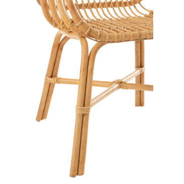 Chaise Ana Rotin Naturel 