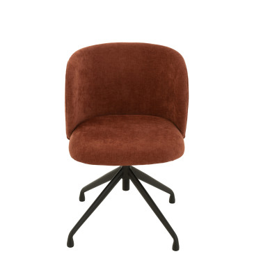 Chaise Turn/Up/Down Textile Bordeaux 