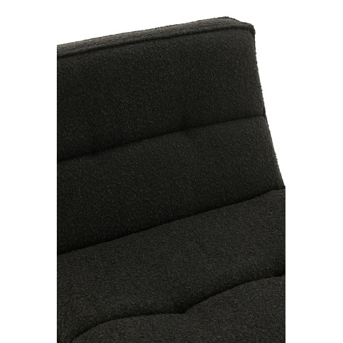 Fauteuil Pivotant Carré Mousse Noir 