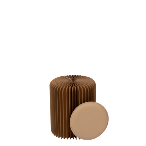 Pouf Pliable Papier Camel 