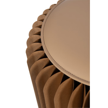 Pouf Pliable Papier Camel 