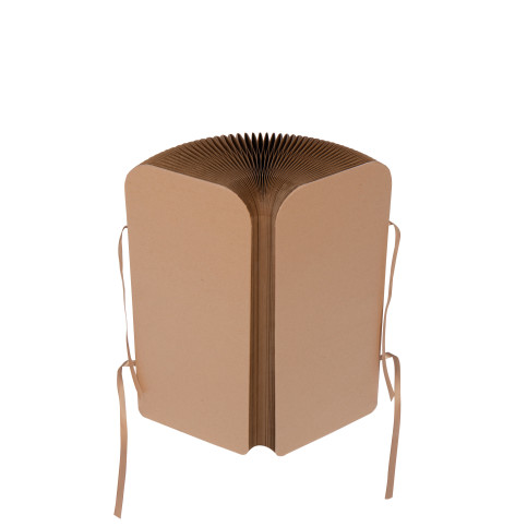 Pouf Pliable Papier Camel 