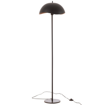 Lampadaire Metal/Marbre Noir 
