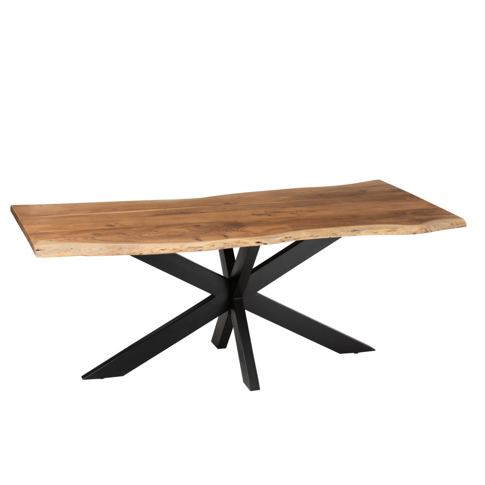Table a Manger Gerard Grande Acacia Bois Naturel 