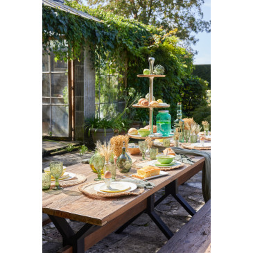 Table Vielli Bois Marron 