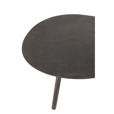 Table de Salon Goutte Aluminium/Fer Noir Small 