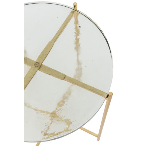 Set de 2 Table Gigogne Obi Verre/Metal 