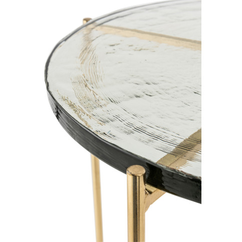 Set de 2 Table Gigogne Obi Verre/Metal 