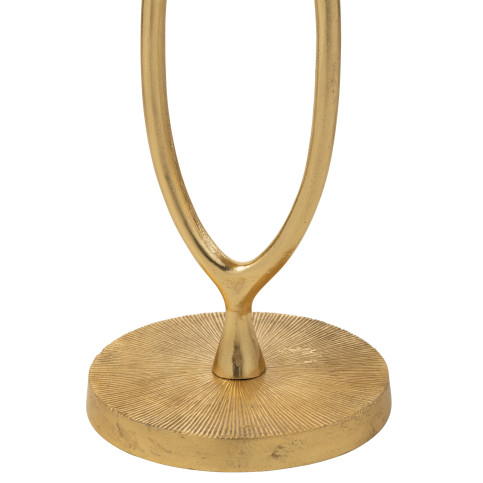 Table d’appoint Tiana Aluminium Or 