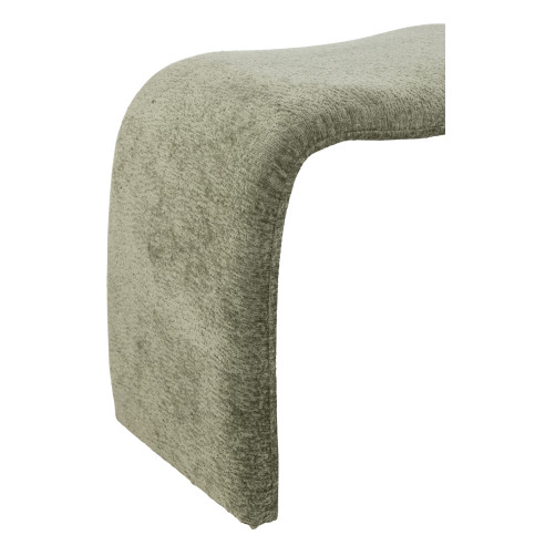 Tabouret N Shape Textile Vert Menthe 