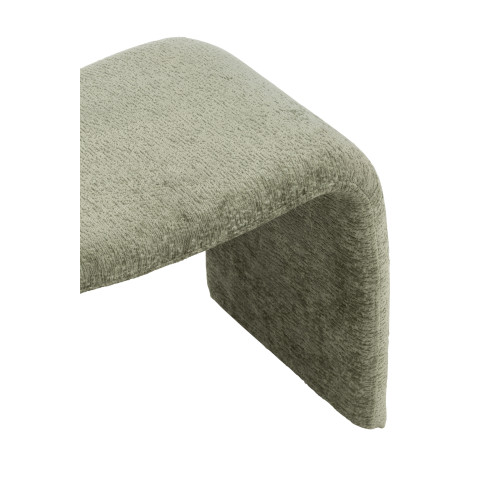 Tabouret N Shape Textile Vert Menthe 