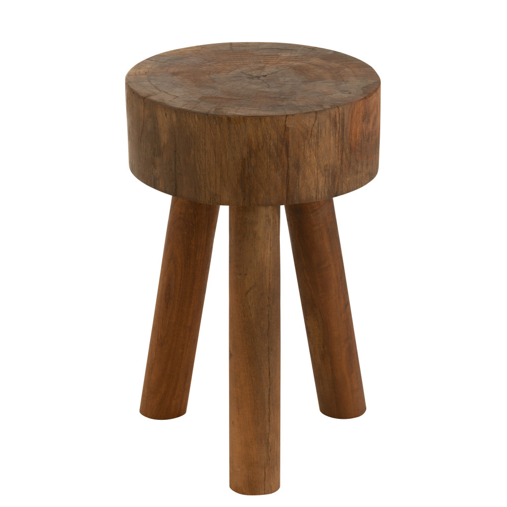 Tabouret Boby Bois Recycle Naturel 