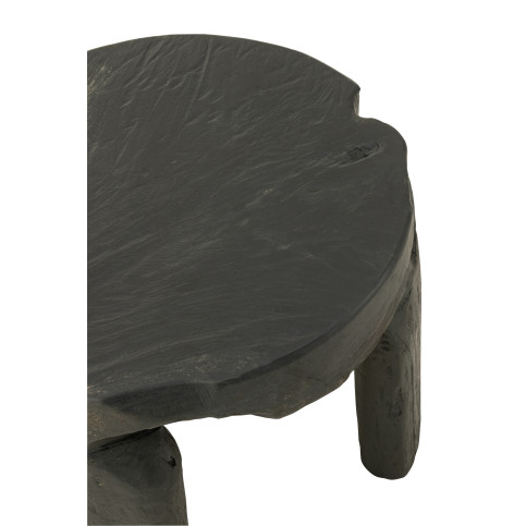 Set de 2 Tables Rondes Tek Noir 