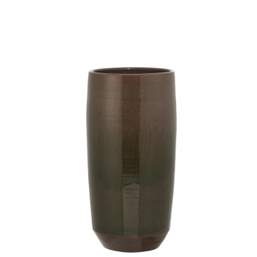 Vase Bord Ceramique Vert Large 