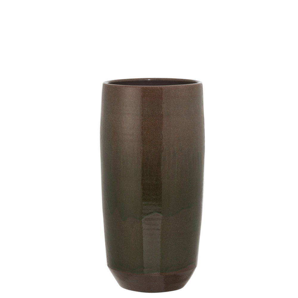 Vase Bord Ceramique Vert Large 