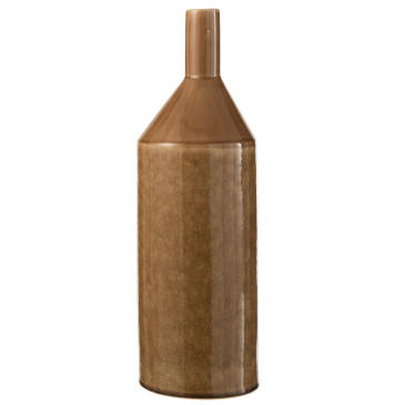 Vase Haut Ceramique Marron L 