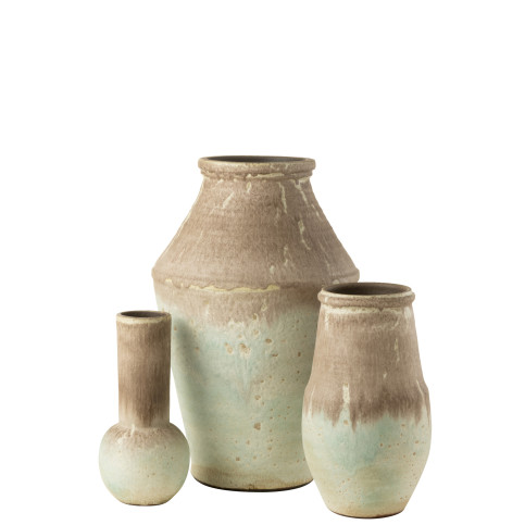 Vase Nice Ceramique Aqua Gris Large 