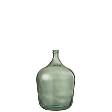 Vase Carafe Verre Vert Large 