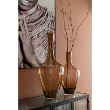 Vase Joni Verre Ambre Large 