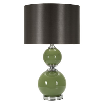 Table Basse en Verre, Vert et Gris Style Moderne 