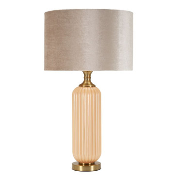 Lampe en Verre, Perle et Or Style Glamour 