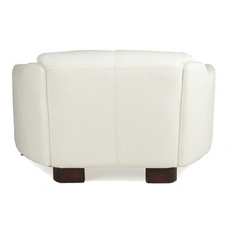 Canapé blanc en cuir 2 places Milord | www.cosy-home-design.fr