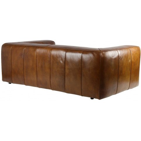 Canapé Marron en Cuir 3 places Exeter | www.cosy-home-design.fr