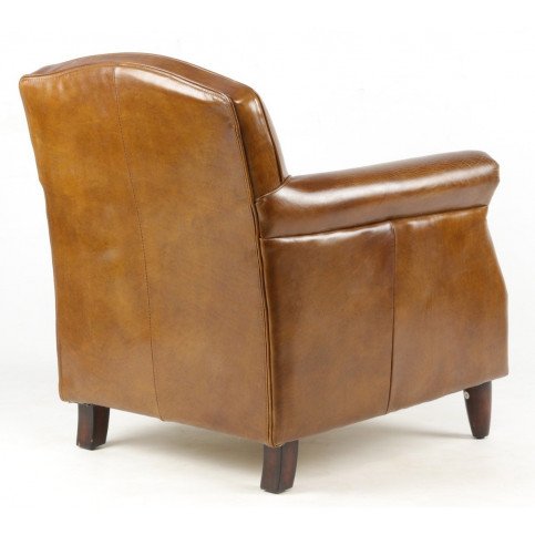 Fauteuil marron cuir Normandie  | www.cosy-home-design.fr