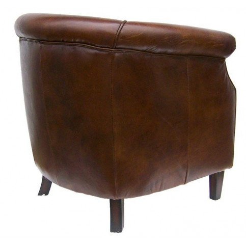 Fauteuil marron cuir Walton  | www.cosy-home-design.fr