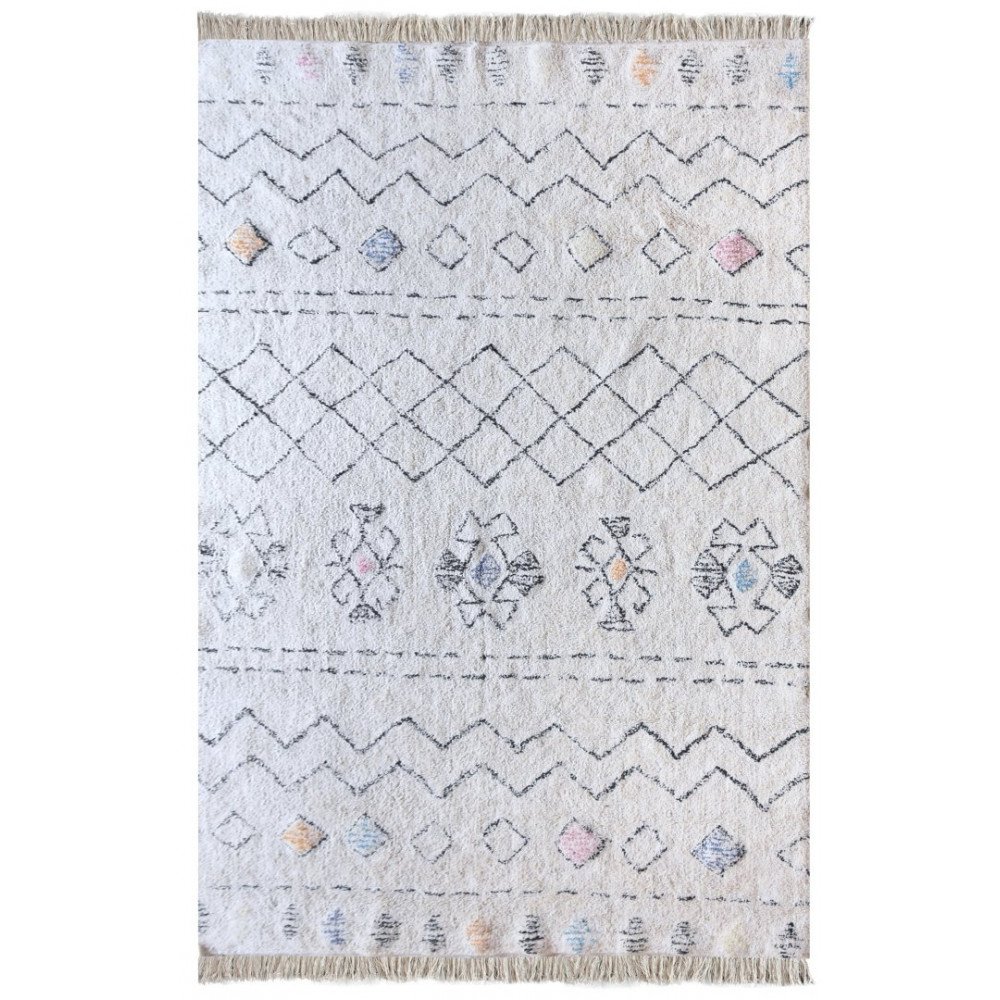 Tapis Seabert Ivoire et Multi 230 | www.cosy-home-design.fr