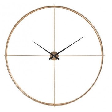 Horloge Ronde Métal Or | www.cosy-home-design.fr