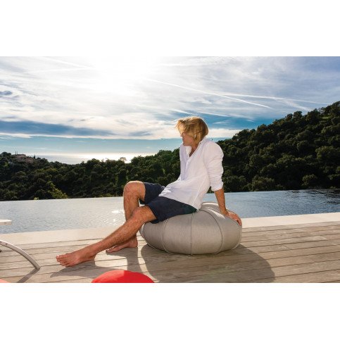 Pouf Piscine Flottant Oursin Gris XL