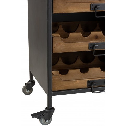 Étagère à Vin – Étagère à Vin Stable En Bois Rustique Pour 20 Bouteilles De Vin, 4 Niveaux, Empilable, étagère à Vin Peu Encombrante Pour